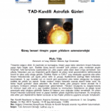 TAD-Kandilli Astrofizik Günleri – 3