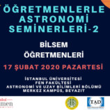 Öğretmenlerle Astronomi Seminerleri-2